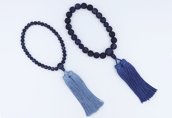 日本伝統の色「藍」を使った念珠<br>藍珠-aidama-